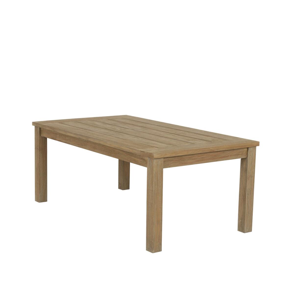 Rectangular Coffee Table In Coastal Teak Outdoor Tables Sunset West Rectangular Coffee Table In Coastal Teak Outdoor Tables Sunset West