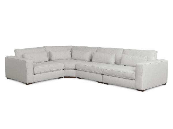 Moby 4 Piece L-Shaped Sectional Sectionals Bassett Furniture