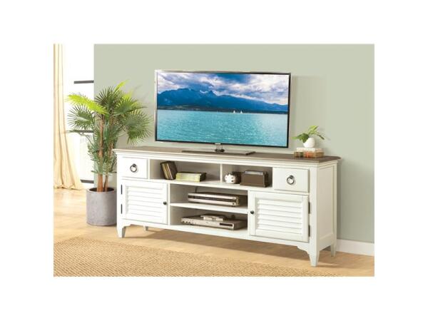 Myra 74-Inch TV Console Entertainment Stands Riverside Furniture