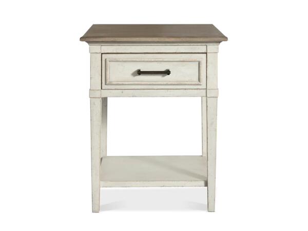 Bella Wood Top Bedside Table Nightstands Bassett Furniture