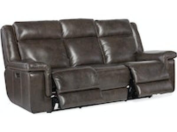 Montel Lay Flat Power Sofa with Power Headrest & Lumbar Sofas Hooker Furniture 9