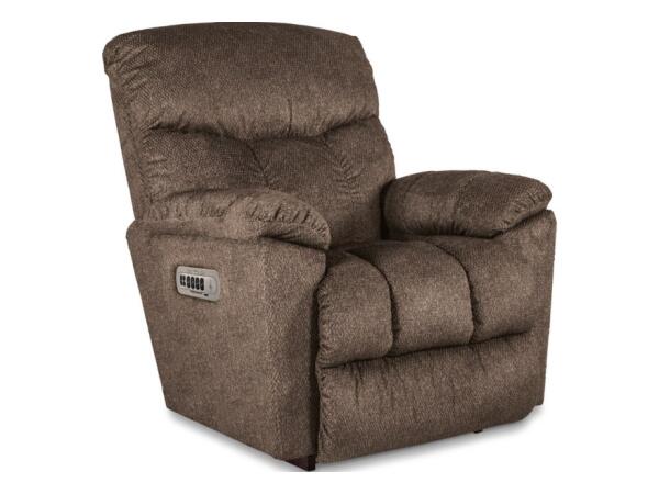 Morrison Power Rocking Recliner with Headrest and Lumbar Recliners Customizable