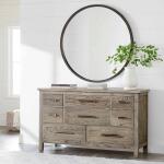 Benchmade Abingdon Oak 8 Drawer Dresser Dressers Bassett Furniture 10