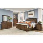Heritage Maple Live Edge Panel Hdbd Queen Beds Bassett Furniture 2