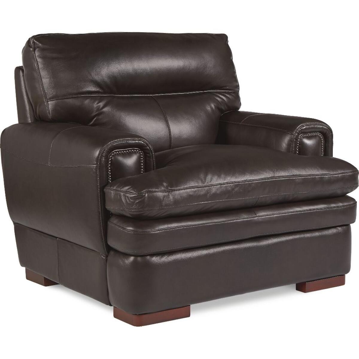 Jake Chair w/ Nickel Nail Head Trim Jake Chair w/ Nickel Nail Head Trim - Image 1