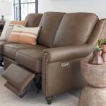 Benchmade Reclining Motion Leather Sofa Sofas Bassett Furniture 8