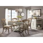 Southport X-Back Upholstered Side Chair - Image 4