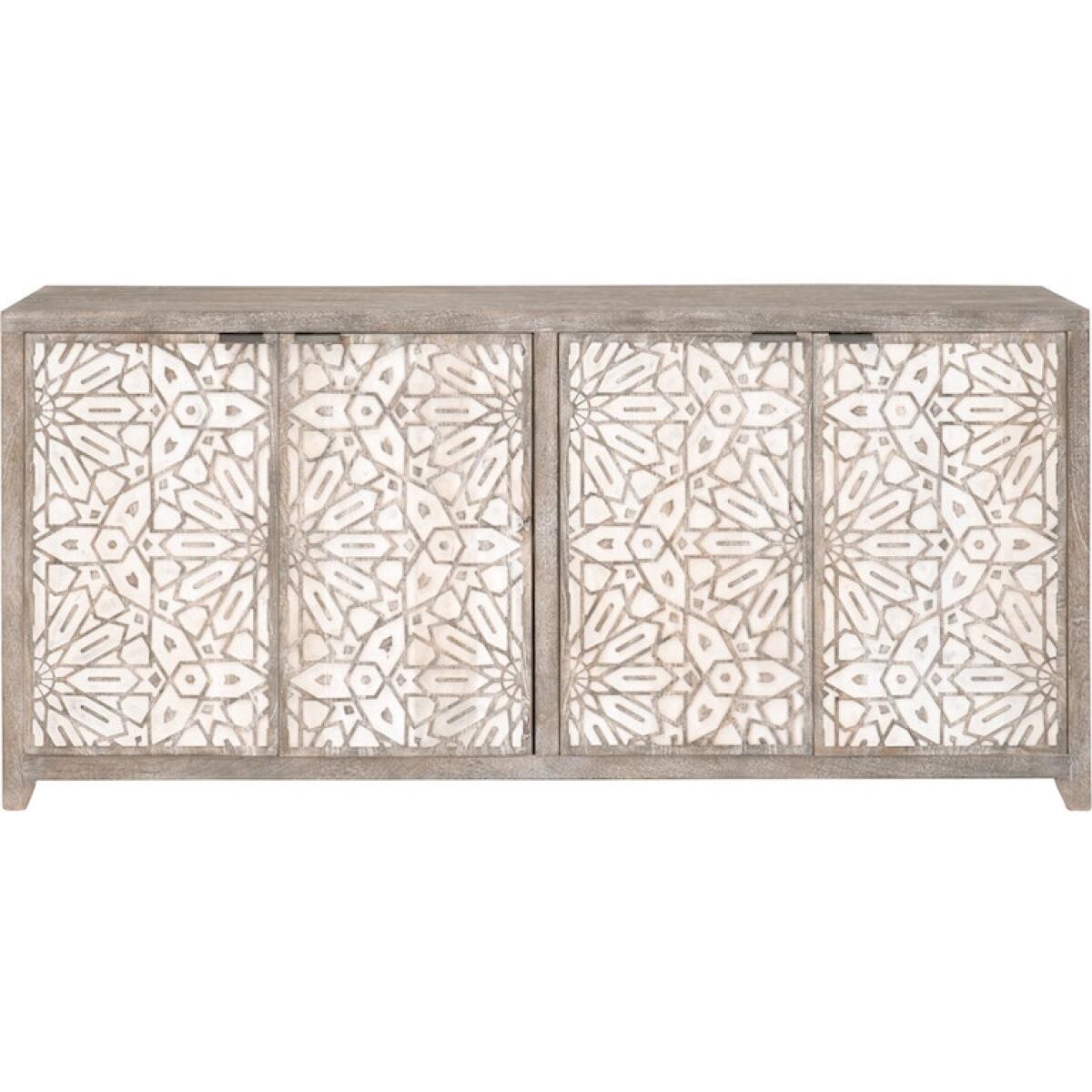 Moroc Media Sideboard 1860.BGM-WW Dining Storage Essentials For Living Moroc Media Sideboard 1860.BGM-WW Dining Storage Essentials For Living