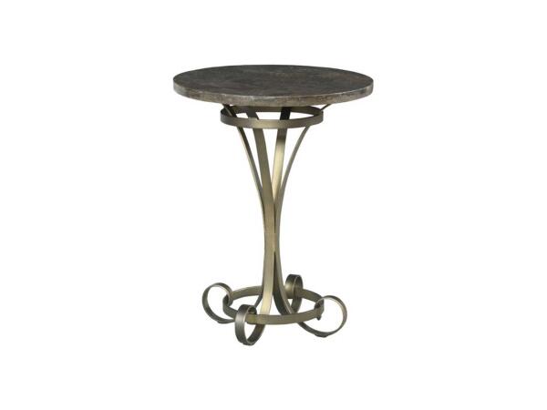 Savona Louise Round Lamp Table Chairside Tables Hammary