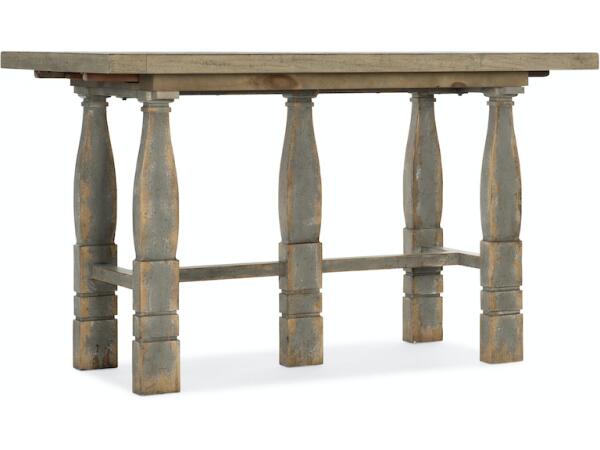 Ciao Bella Friendship Table- Natural/Gray Bar Furniture Hooker Furniture