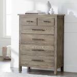 Benchmade Abingdon Oak 5 Drawer Chest Chests Bassett Furniture 11
