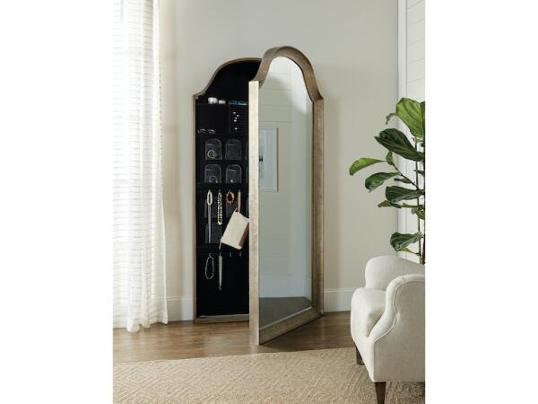 Alfresco Paradiso Floor Mirror w/ Jewelry Storage Mirrors Hooker Furniture 8