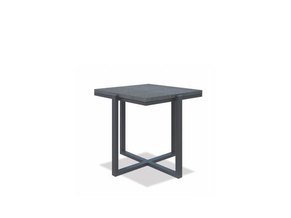 Square End Table With Polished Granite Top Outdoor Tables Sunset West