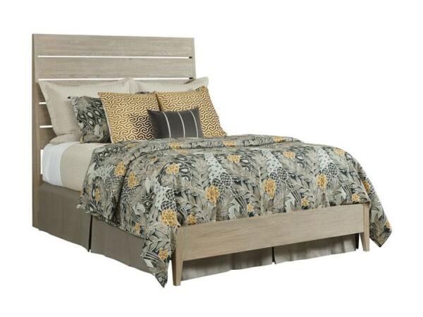 Symmetry Incline Oak King Bed Low Footboard Beds Kincaid Furniture