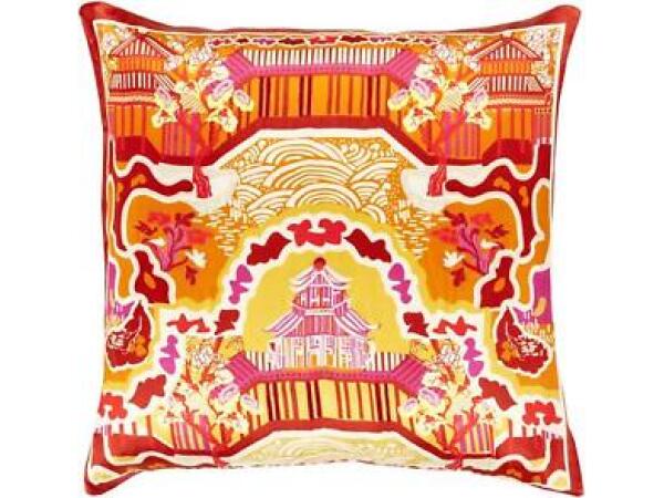 Geisha Silk Medium Square Pillow 5″x20″x20″ GE009-2020P Accent Pillows Surya