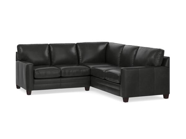 Ladson Leather Sectional Sectionals Bassett Furniture