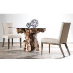 Hammary Hidden Treasures Natural Root Ball Dining Table Base Dining Tables Hammary 6