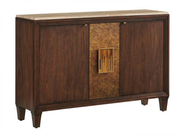 Silverado Santa Clara Hall Chest with Stone Top Chests Lexington