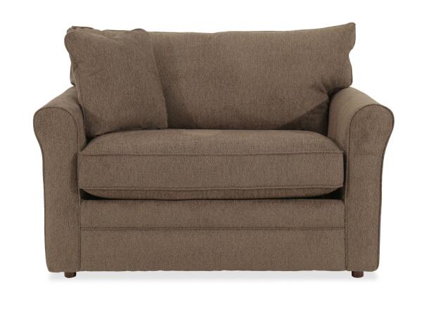 Leah Roll Arm Casual 54″ Twin Sleep Chair Chairs Customizable