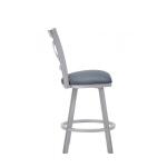 Edmonton Swivel Stool with Back Barstools Customizable 6