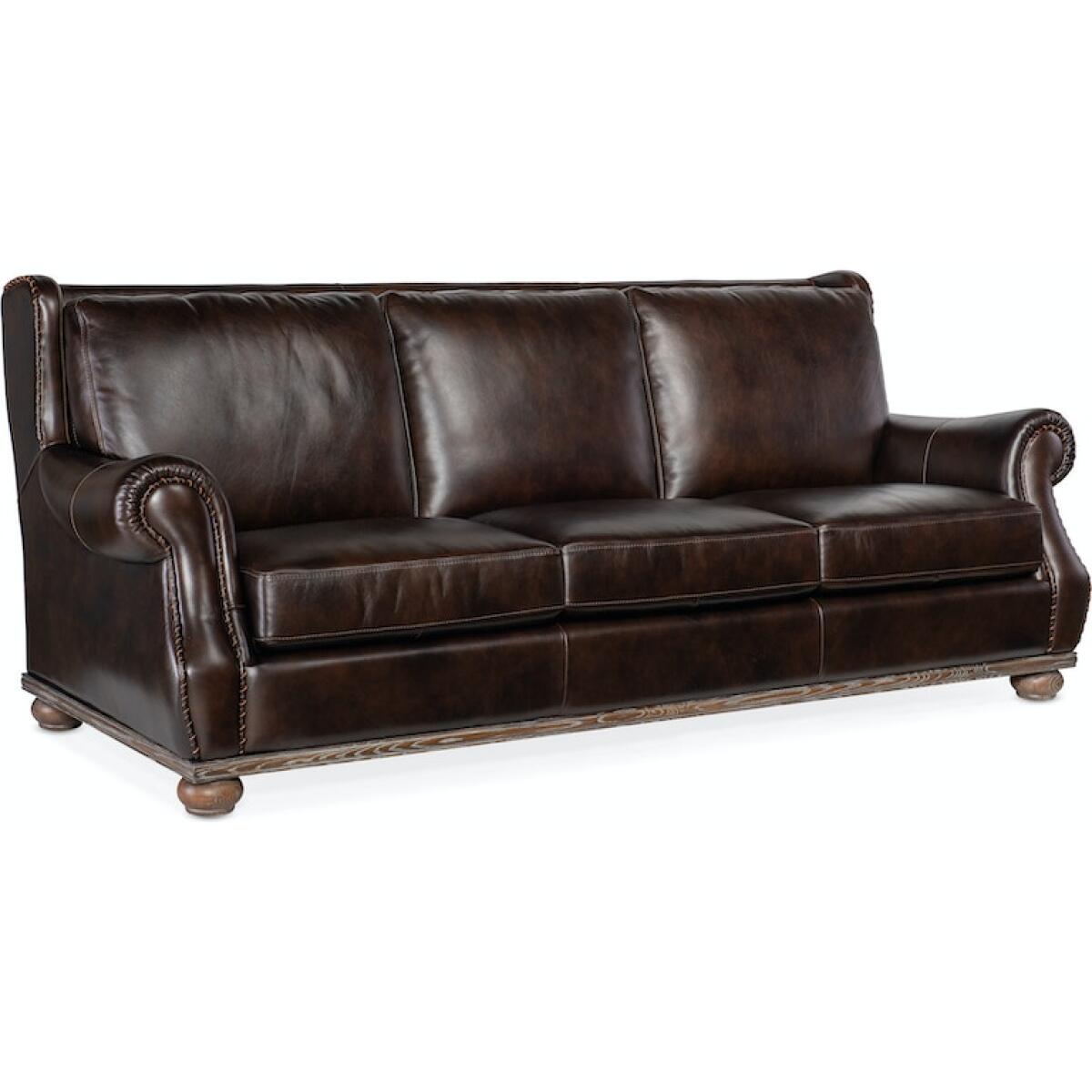 William Stationary Sofa – Derrick Burnt Umber Sofas Hooker Furniture William Stationary Sofa – Derrick Burnt Umber Sofas Hooker Furniture