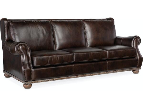 William Stationary Sofa – Derrick Burnt Umber Sofas Hooker Furniture