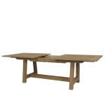 Coastal Teak 79"-118" Dining Table With Leaf Extension - Image 2