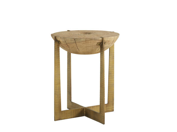 Brass Base Grain End Table End tables Furniture Classics