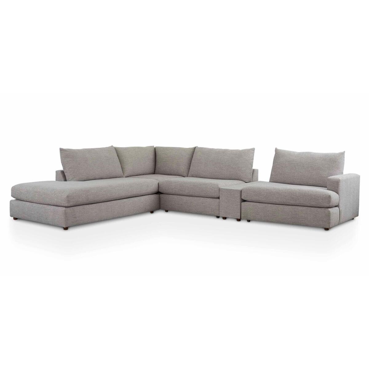 Wilton Charging Console Sectionals Bassett Furniture 4
