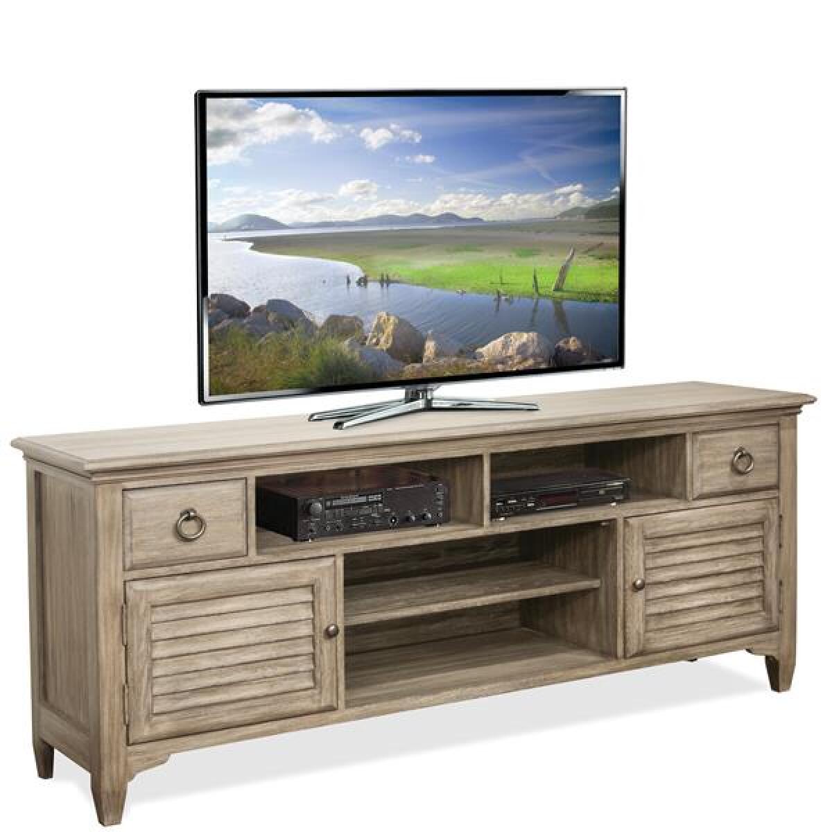 Myra TV Console – 74″ Brown Entertainment Stands Riverside Furniture Myra TV Console – 74″ Brown Entertainment Stands Riverside Furniture