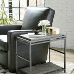 Farrell Saddle Brown Chairside Table - Image 2