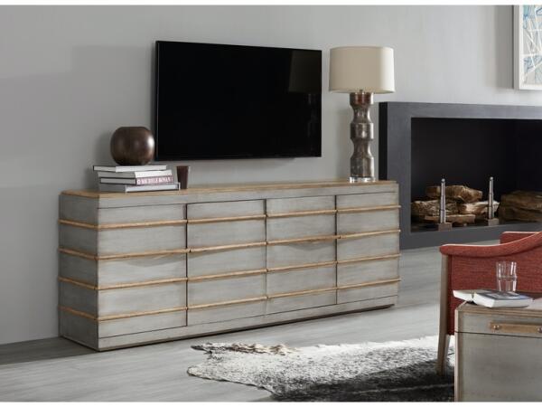 Urban Elevation Metal Entertainment Credenza Entertainment Stands Hooker Furniture 8