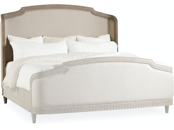 Corsica Queen Upholstery Shelter Bed Beds Hooker Furniture 9