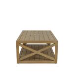 Coastal Teak X Coffee Table Outdoor Tables Sunset West 6