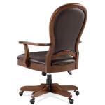 Clinton Hill Round Back Leather Desk Chair Office Chairs Riverside Furniture 9
