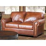 4955 Saddle Glove All Leather Loveseat Loveseats USA Premium Leather 4