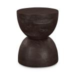 Chairside Table Chairside Tables Antique Oak/matte Black 26