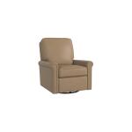 Thompson Leather Swivel Glider