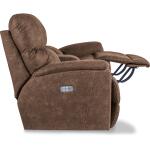 Trouper Power Reclining Loveseat w/ Headrest & Console Loveseats Customizable 11