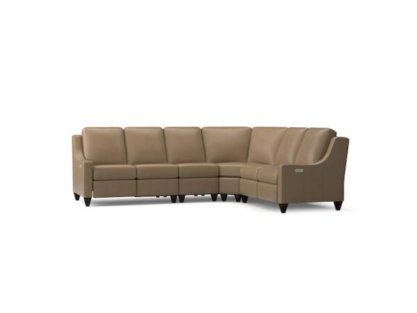 Benchmade Motion Reclining Fabric L Sectional M000-LSECT5 Sectionals Bassett Furniture 7