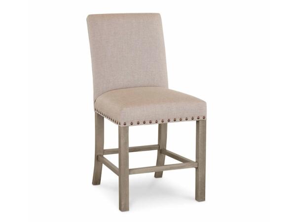 Benchmade Aiken Oak Farmhouse Counter Stool Chairs & Benches Bassett Furniture