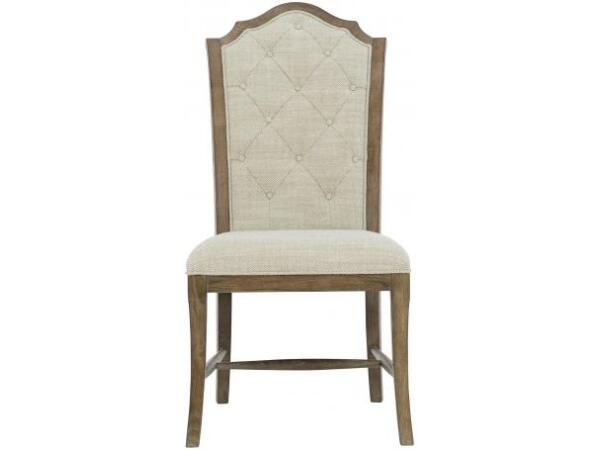 Patina Upholstered Side Chair in Peppercorn Set of 2 Chairs & Benches Bernhardt