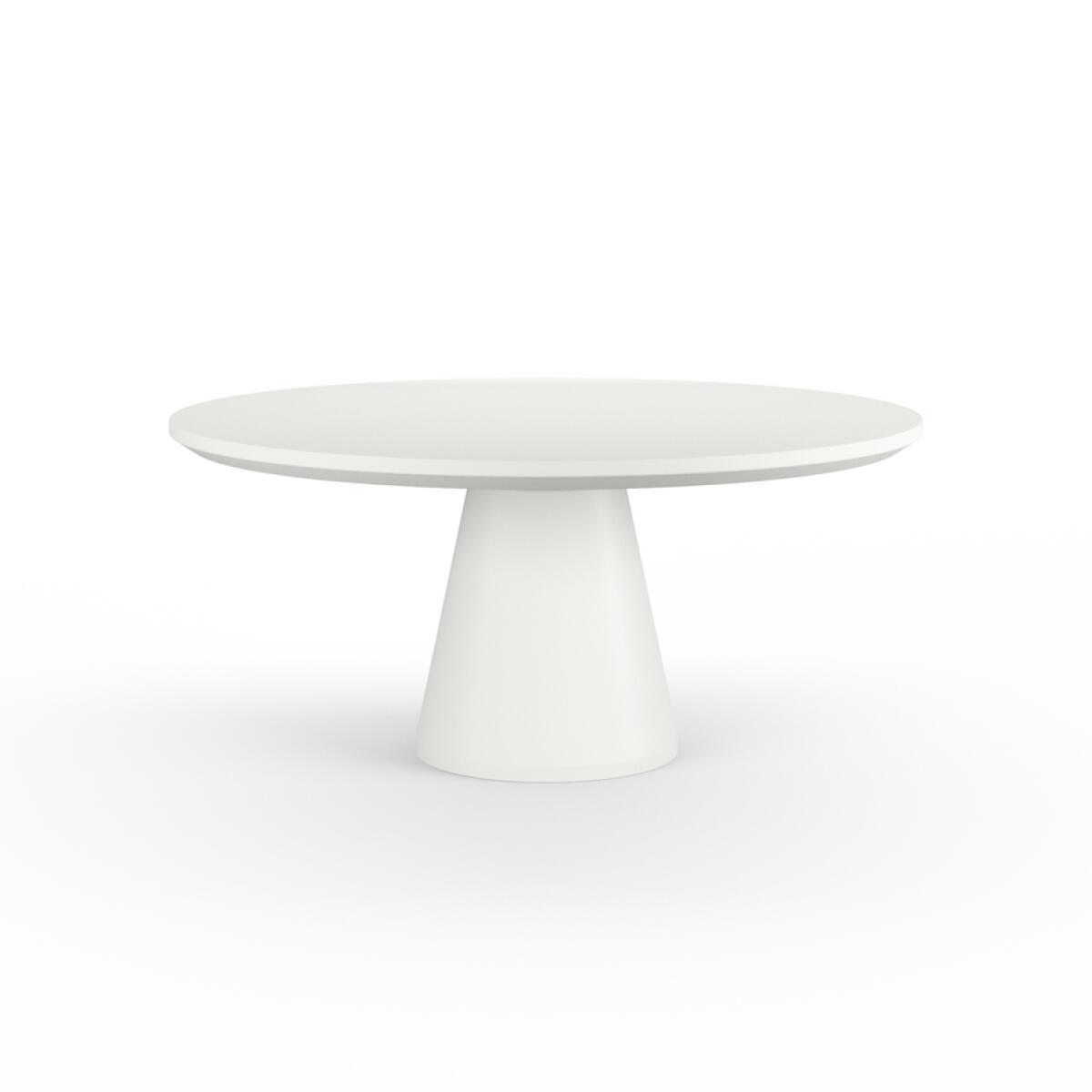Pedestal Dining Table – Bone Pedestal Dining Table - Bone - Image 1