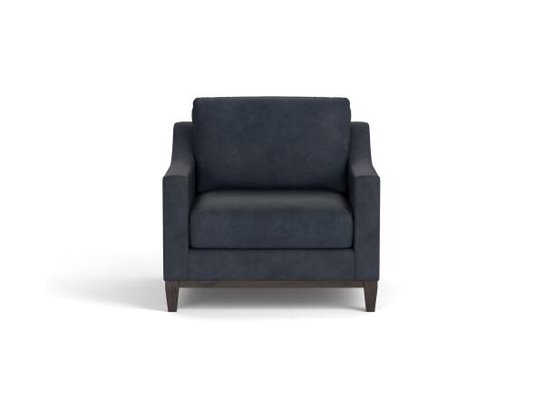 Sanford Leather Chair Chairs Bassett Furniture