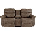 James Reclining Loveseat w/ Console