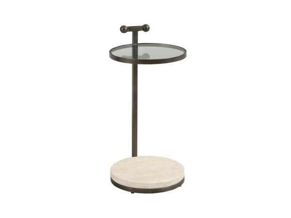 Hidden Treasures Frazier Round Accent Table Accent Furniture Hammary