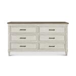 Bella 6 Drawer Stone Top Dresser Dressers Bassett Furniture 5
