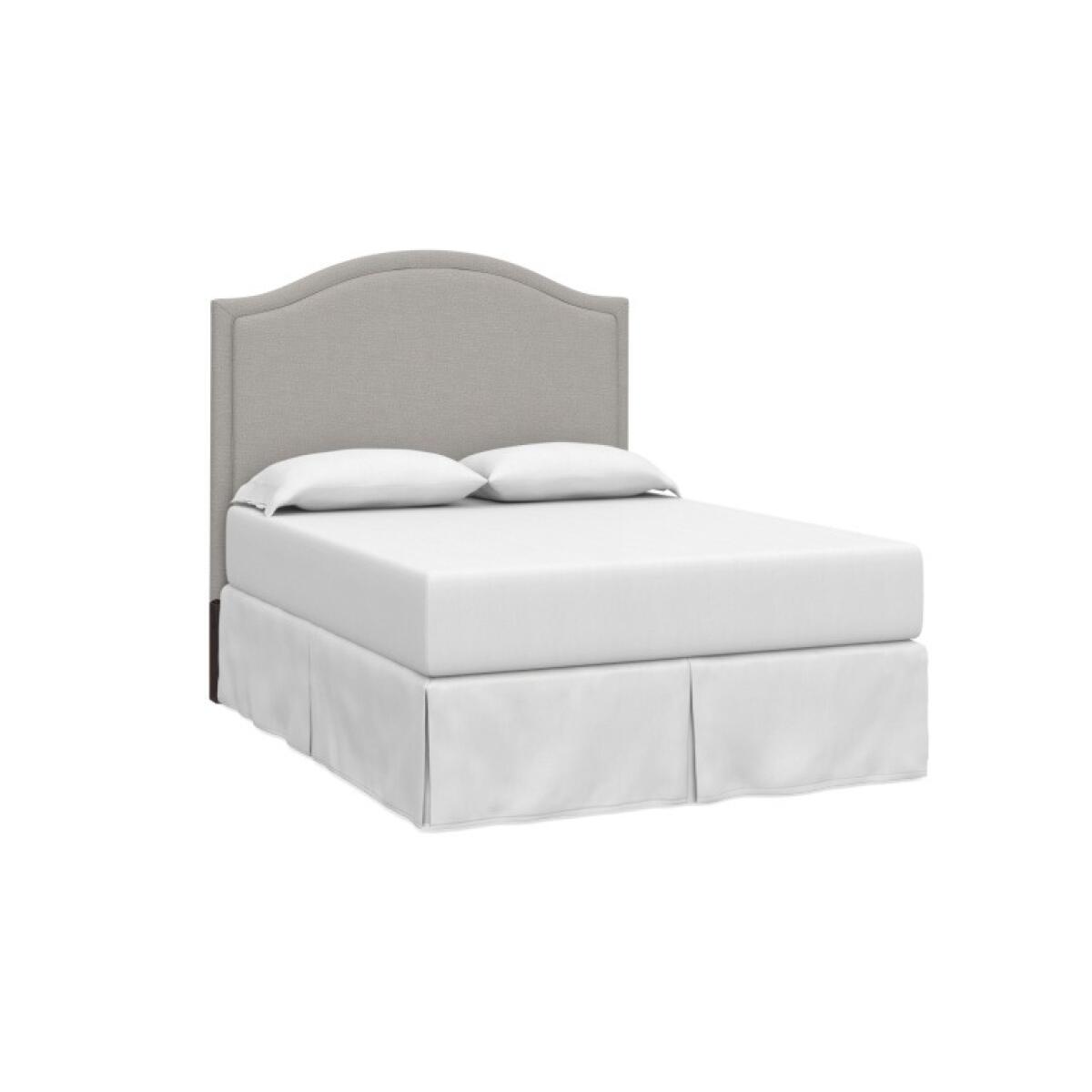 Custom Upholstered Florence Clipped Corner Bed Beds Bassett Furniture Custom Upholstered Florence Clipped Corner Bed Beds Bassett Furniture