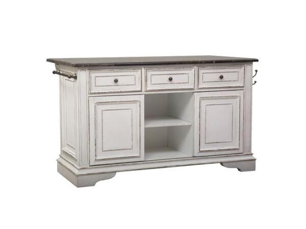Magnolia Manor Kitchen Island Dining Storage Liberty Furniture