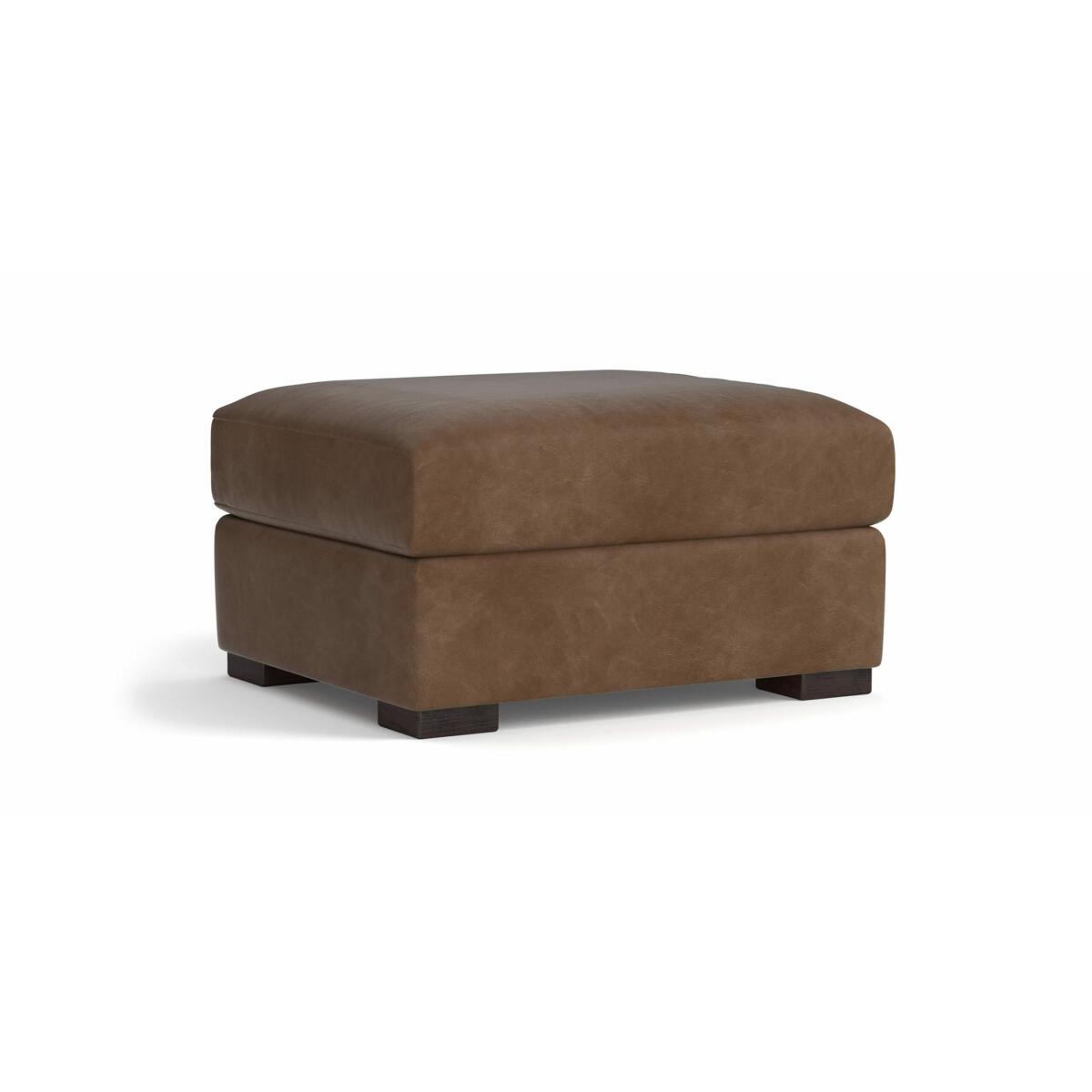 Weldon Leather Ottoman Weldon Leather Ottoman - Image 1